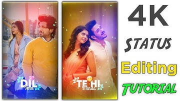 4K Full Screen Status Editing In Kinemaster || 4K status kaise banaye || Technical Rk