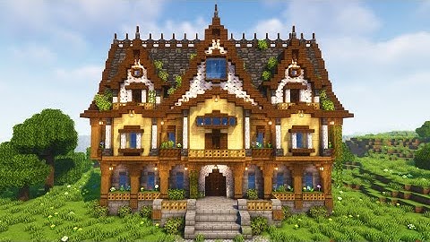 Minecraft | Medieval Fantasy Mansion | Minecraft Tutorial