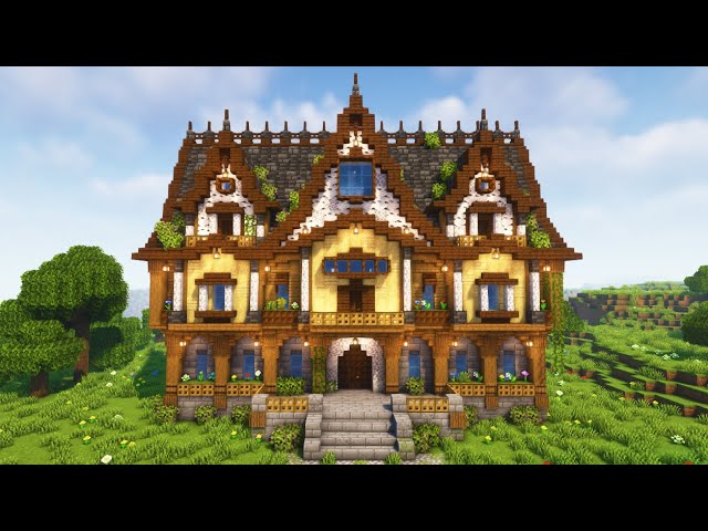 Minecraft, fantasy medieval house