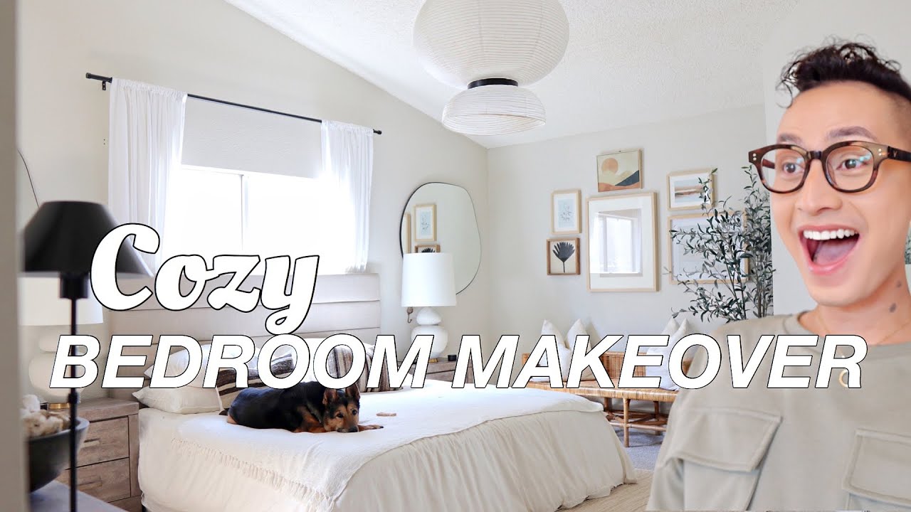 COZY BEDROOM MAKEOVER - YouTube