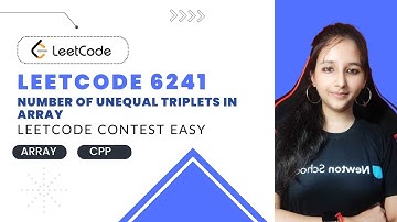 Leetcode  6241 || Number of Unequal Triplets in Array || Leetcode Contest Easy || Array|| CPP