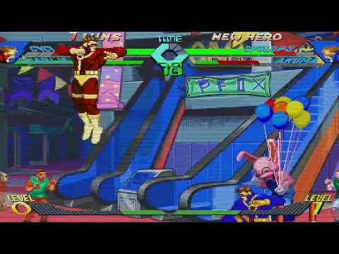 X-Men vs. Street Fighter - Cyclops, Charlie vs. Cyclops, Akuma 11