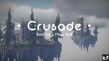 AMAZING Bedwarsmap 5x4 Download! - Crusade - [Minecraft 1.14.4+] + TIMELAPSE!
