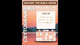 Cryptogram Bible gameplay #logicpuzzles #brainteasers #1