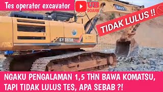 TEST OPERATOR EXCAVATOR || NGAKU 1,5 THN BAWA KOMATSU,TAPI BIKIN TRAINER EMOSI & ALAT HANCUR⁉️