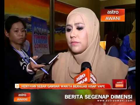 Henti viral wanita  berhijab hisap vape  YouTube