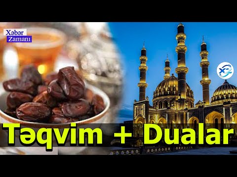 Ramazan ayının təqvimi açıqlandı. Təqvim + Dualar