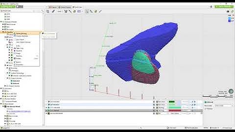 Using a refined model to report resources in Leapfrog Edge