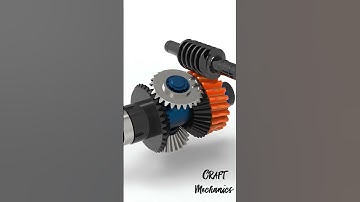 Differential Gear ⚙️  #autocad #engineering #mechanical #mechanism #solidworks #3d #cad