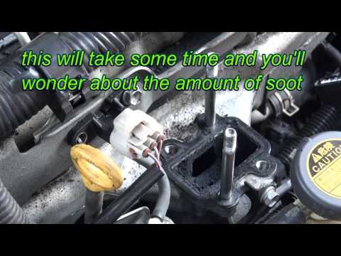 Toyota Avensis T25 2 2 Diesel Cleaning The Agr Egr Valve Youtube