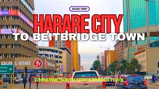 ขับรถจาก HARARE CITY ไปยัง BEITBRIDGE BORDER Town ทิวทัศน์อันงดงาม!!!