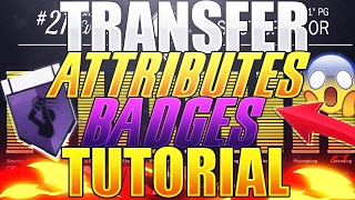 [PATCHED]NBA 2K17 TRANSFER BADGES  ATTRIBUTES GLITCH TUTORIAL! ANIMATIONS NEW WORKING PATCH 7