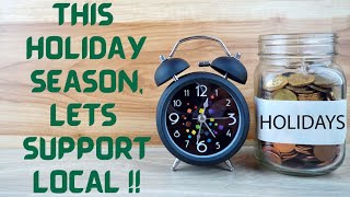 This Holiday Season ,Let's support Small Local Businesses in our community.