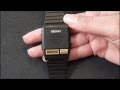 Vintage Seiko A966 series Talking watch review, manual