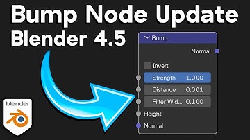 Important Bump Node Change in Blender 4.5!