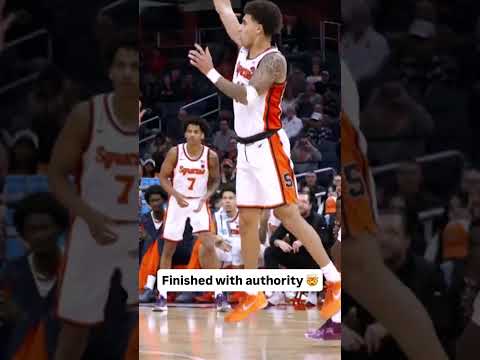 They made that look easy 🤩 #syracuse #cuse  #collegebasketball #basketball #ncaabasketball #sports