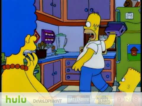 The Simpsons - Hand In Toaster