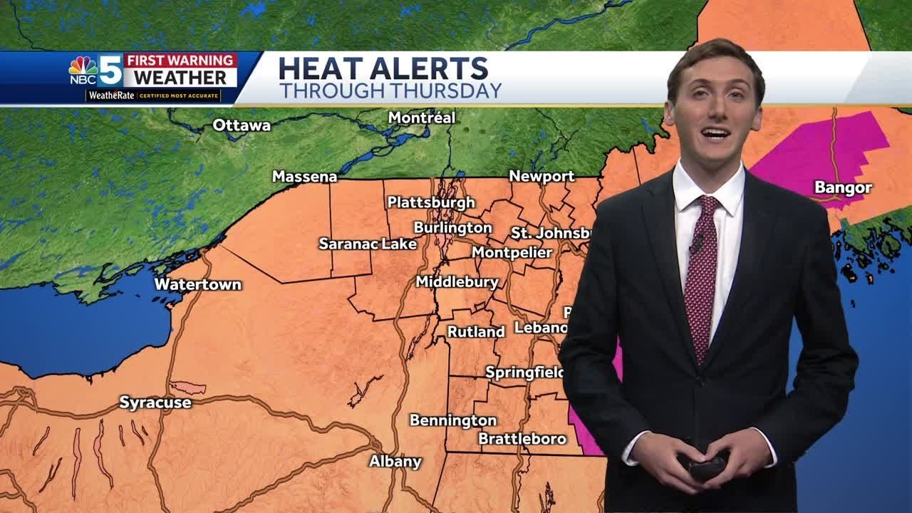 Heat alerts continue through Thursday as temps soar to near 100 degrees ...