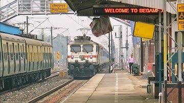 Brutal Parallel Overtake | TOP SPEED PATNA JAN SHATABDI Parallelly Overtakes EMU