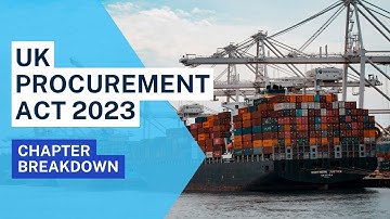 UK Procurement Act 2023 | Introduction & Chapter-Wise Breakdown