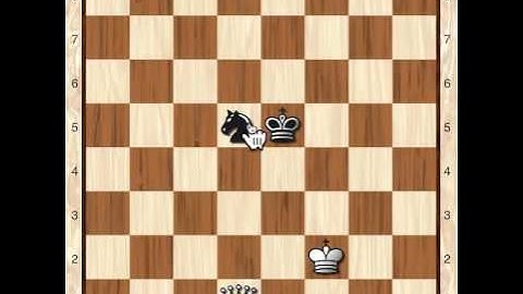 Chess Endgame: King and Queen vs. King and Knight
