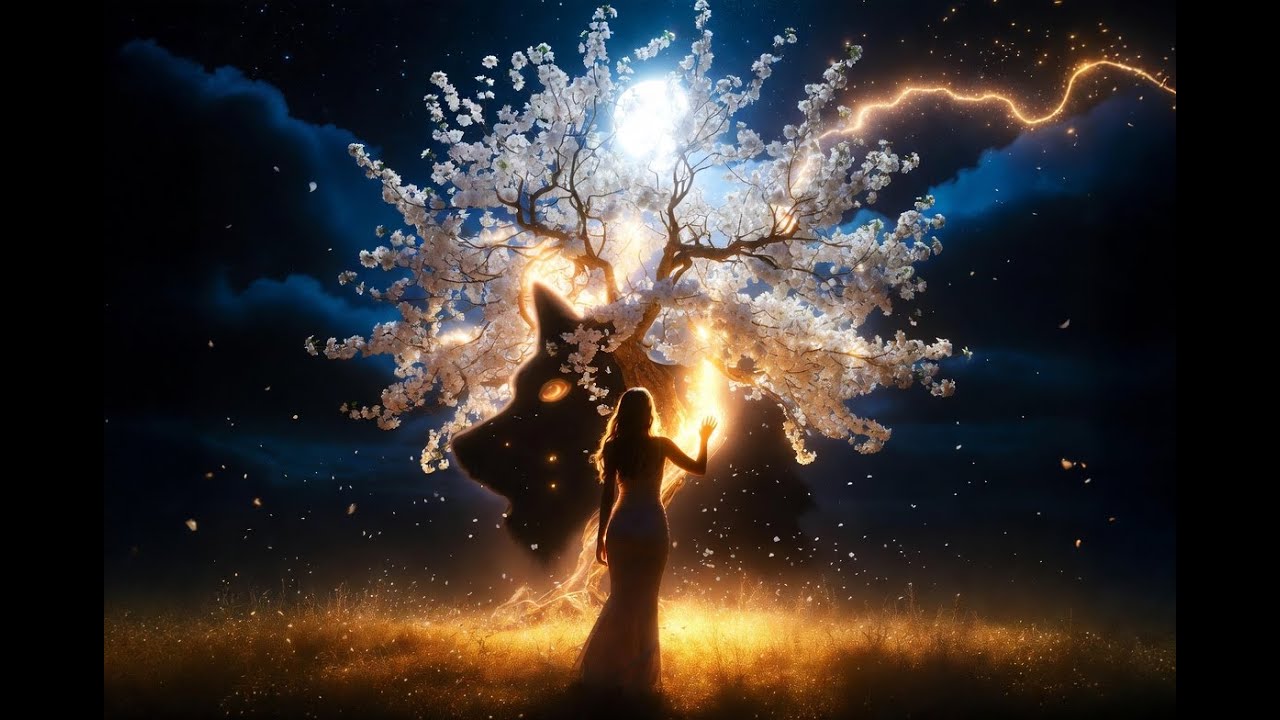 "Omega Touched the Ancient Tree — White Flowers Burst & the Alpha King Deeply Felt Her Presence"