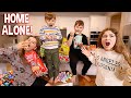 KIDS STAY HOME ALONE FOR 24 HOURS!! **NO RULES** | JKREW
