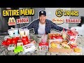 I Bought The ENTIRE Menu For EVERY MEAL For 24 Hours!! (Impossible Food Challenge) MCDONALDS & MORE