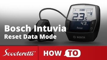 Bosch Intuvia Reset Data Mode - How To Series