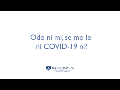 [Yoruba] Translate the Science of COVID-19 5/5