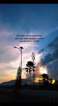 Jika Lelah, Istirahatlah.