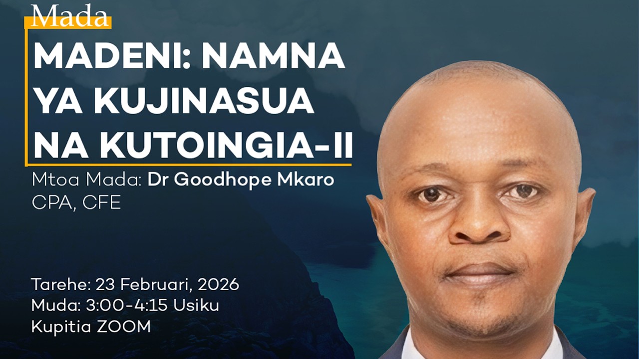 MADENI: NJIA YA KUJINASUA NA KUTOINGIA SEHEMU YA PILI || CPA. DKT.GOODHOPE MKARO || NGUVU YA MAARIFA