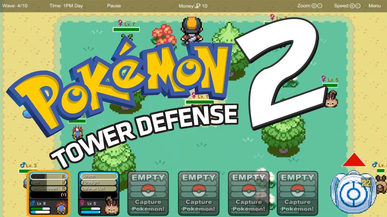 Zerando Pokémon tower defense 2 . Ep 1 