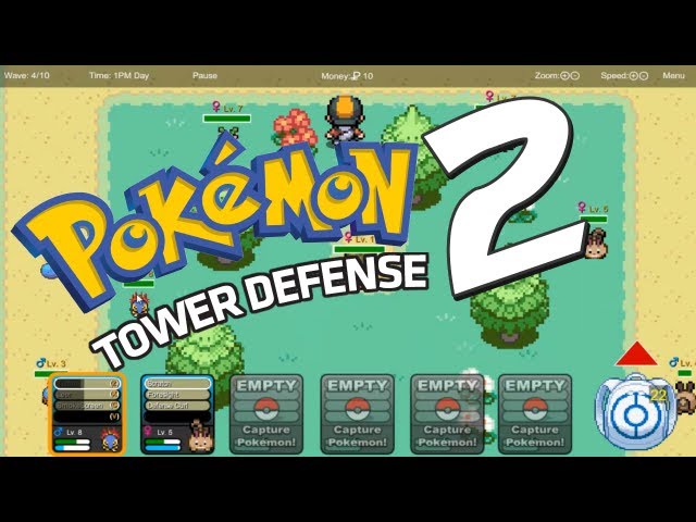 Pokemon Tower Defense:Chapter 5 - Poke Tower 2 Walkthrough 