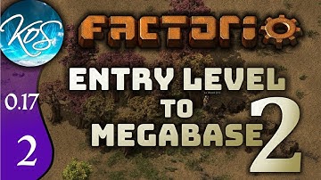 Factorio 0.17 Ep 2: HOLY SCREAMING GIRAFFES! - Entry Level to Megabase 2 - Tutorial Gameplay