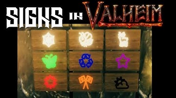 How to Make Colored Signs in Valheim to Remind Yourself