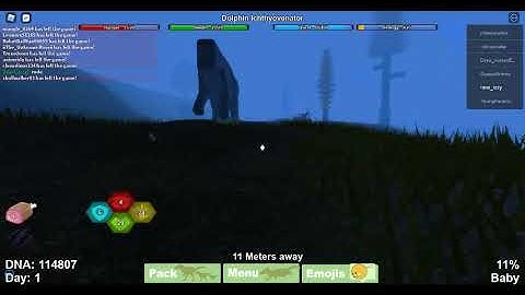 Hacking  Barosaurus on Dinosaur Simulator.