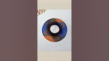 Simple spirograph design 🫶  #spiroart #satisfying #spiralmandala #spirograph #drawing #trending