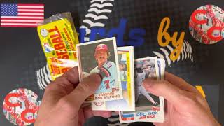 Vintage Alert!!! 1982 Topps Rack Pack!!!