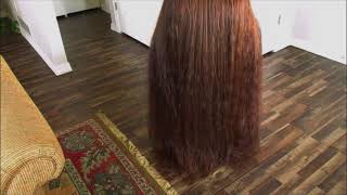 188 cm floor length hair