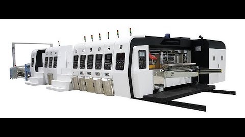 high definition carton box flexo printing machine / pizza box printing  making machine