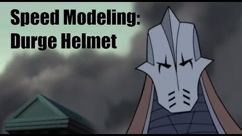 Modeling Durge Helmet from The Clone Wars 2003