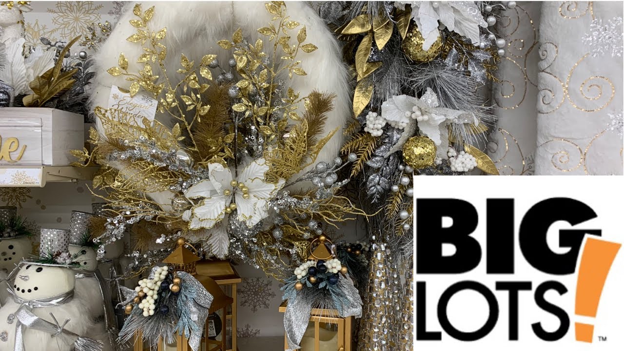 *BIG LOTS * Christmas Decor 2019 Day 1 With Me* YouTube