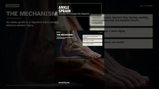 Ankle Sprains In One Mental Model #Shorts
