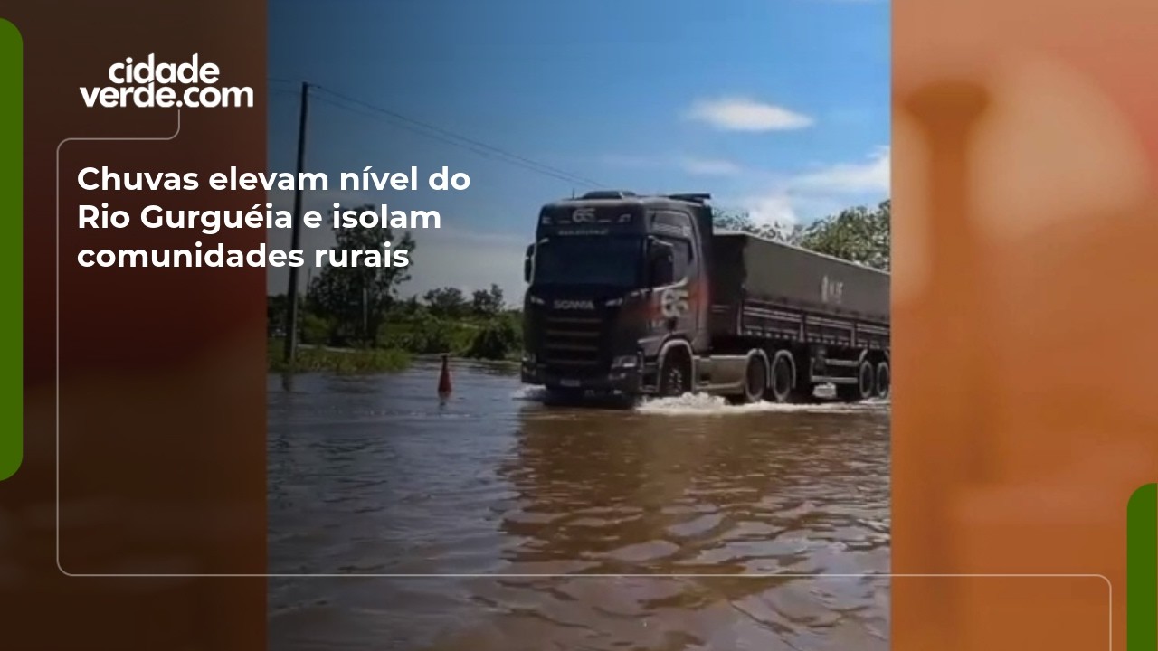 Chuvas elevam nível do Rio Gurguéia e isolam comunidades rurais
