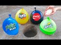 Experiment! Coca Cola, Yedigün Blue, Fanta, Sprite and Mentos Underground