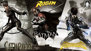 Batman: Arkham Knight Аркхемские Эпизоды! Женщина Кошка, Робин и Найтвинг!