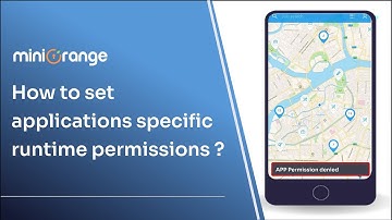 How to set Application specific runtime permission? Android Bring Your Own Device (BYOD)