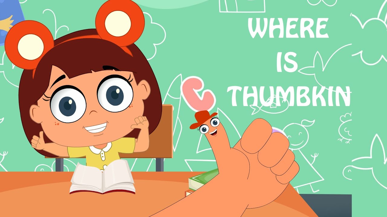 ⁣Where is Thumbkin Nursery Rhyme