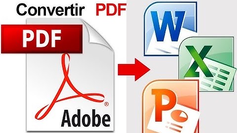 Convertir PDF a Word, Excel, PowerPoint (FÁCIL SIN PROGRAMAS y GRATIS)